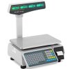 Waga sklepowa handlowa z drukarką etykiet LCD 30 kg / 15 g